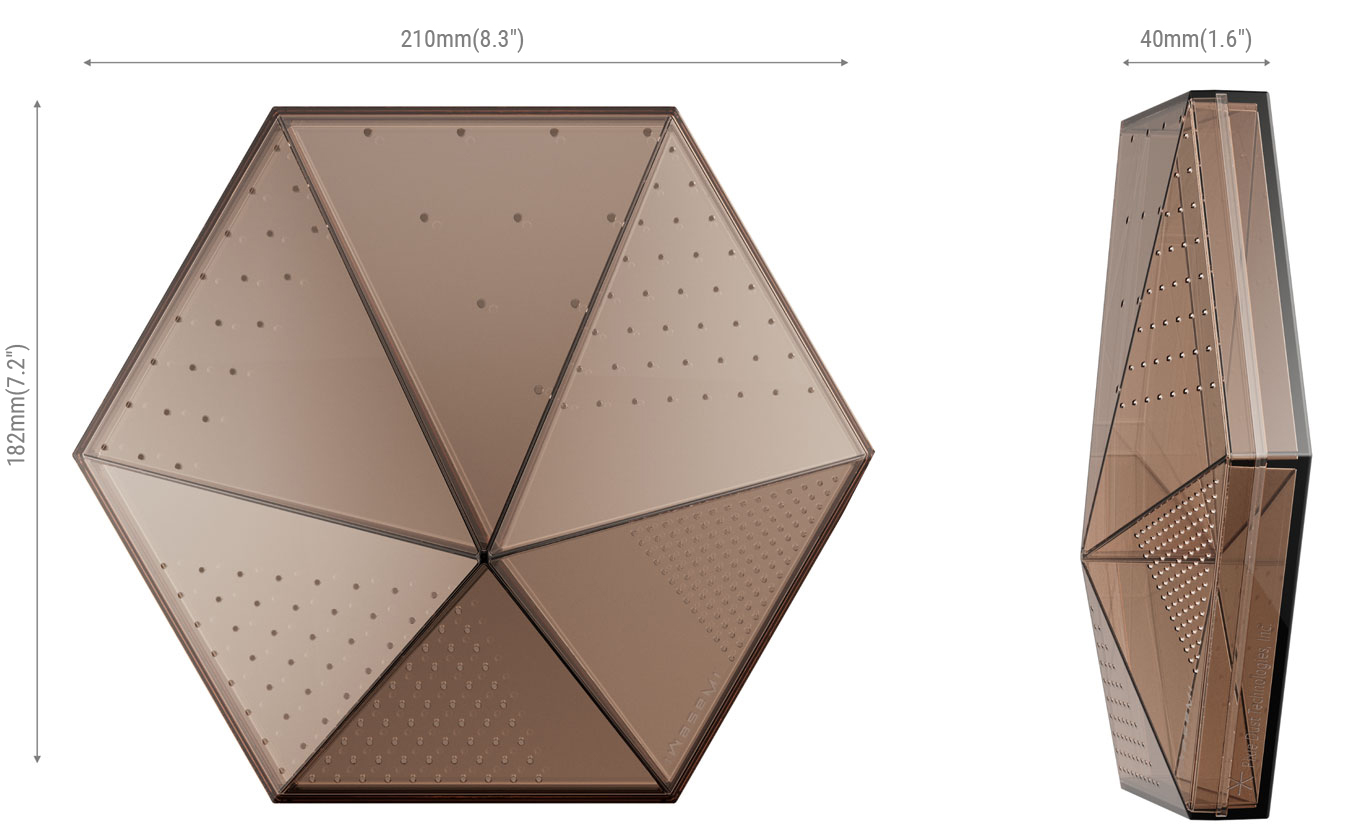 Crystal Brown | Design-HEX-2-a