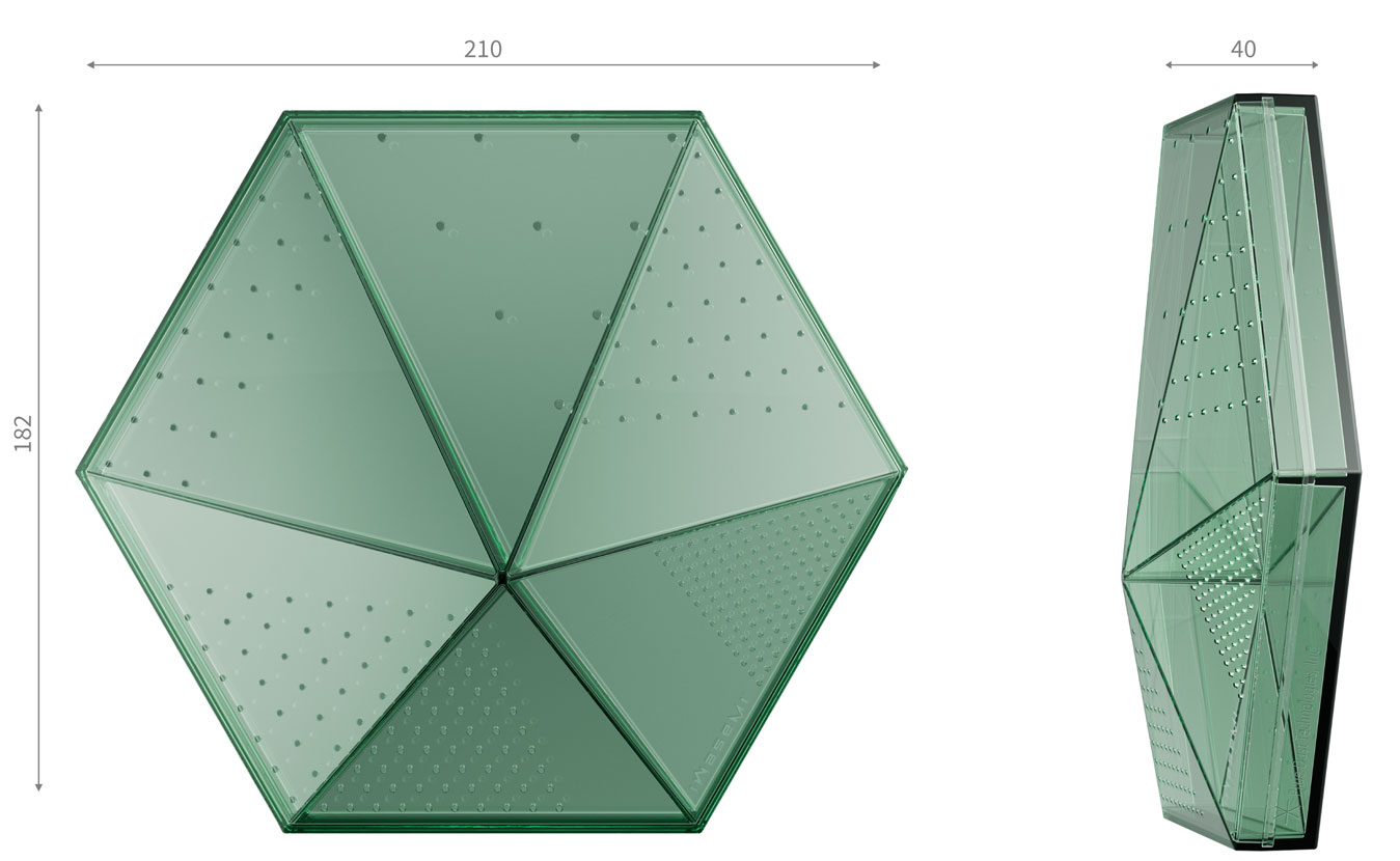 Crystal Green | Design-HEX-2-a