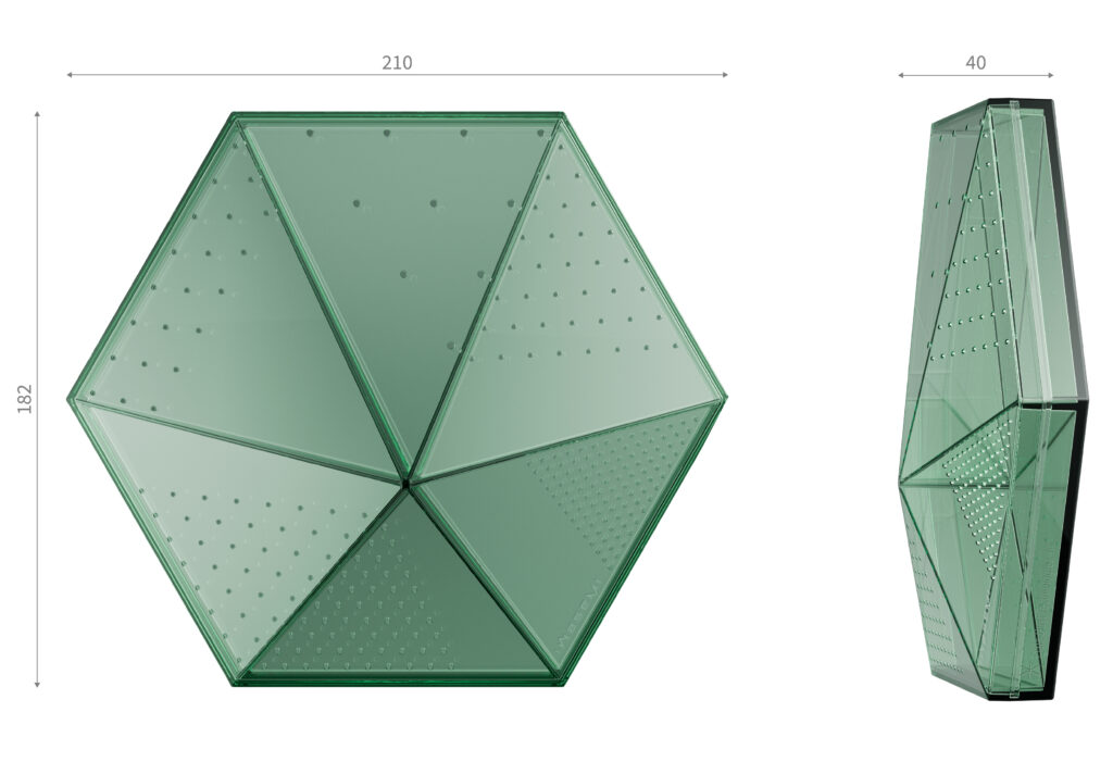 Crystal Green | Design-HEX-2-a