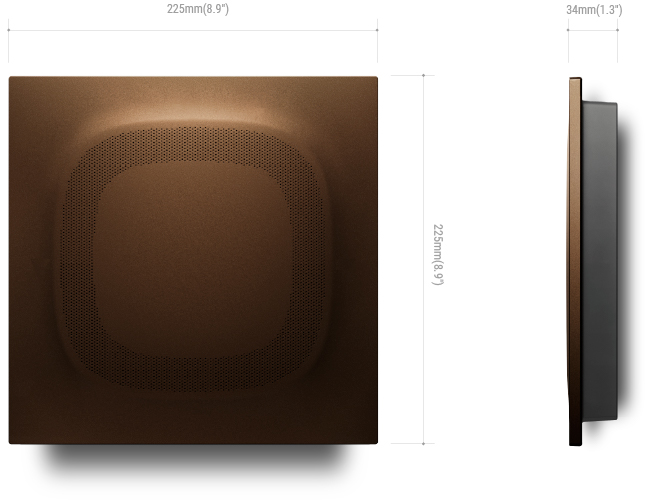 Dark
Copper | Design SQ-α